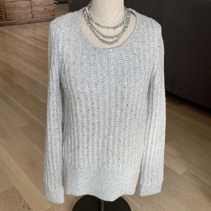 ❄️ [White House Black Market] Mini Mirror embellished Knit Sweater